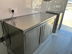 Custom 4M Black Airstream Food Trailer | European Standard Mobile Kitchen Trailer