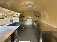 Custom Pink Airstream Food Trailer | 6 Meter Mobile Food Business Trailer