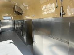 Custom Pink Airstream Food Trailer | 6 Meter Mobile Food Business Trailer