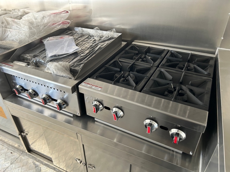 780cm USA Standard Food Trailer, NSF Certified Fully Equipped Mobile Concession Trailer For Sale