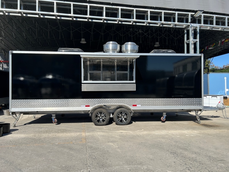780cm USA Standard Food Trailer, NSF Certified Fully Equipped Mobile Concession Trailer For Sale