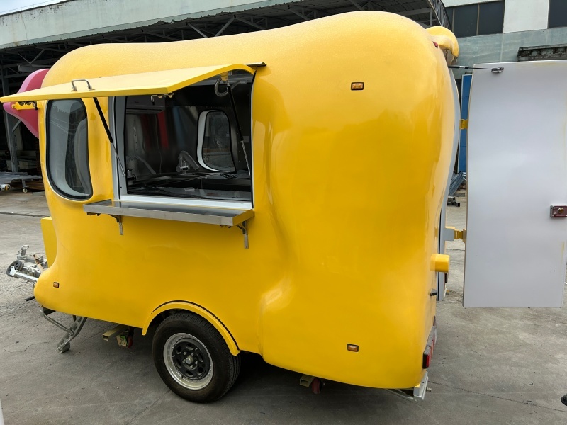 Cute Cartoon Dog Shape Multi-purpose Trailer | Mobile Food Trailer & Mobile Dog Grooming Wash Trailer