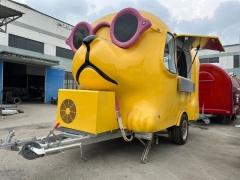 Cute Cartoon Dog Shape Multi-purpose Trailer | Mobile Food Trailer & Mobile Dog Grooming Wash Trailer