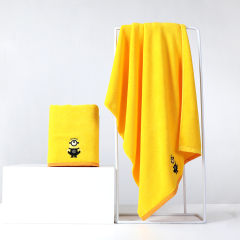 Minions satin printed bath towel (Y8884)