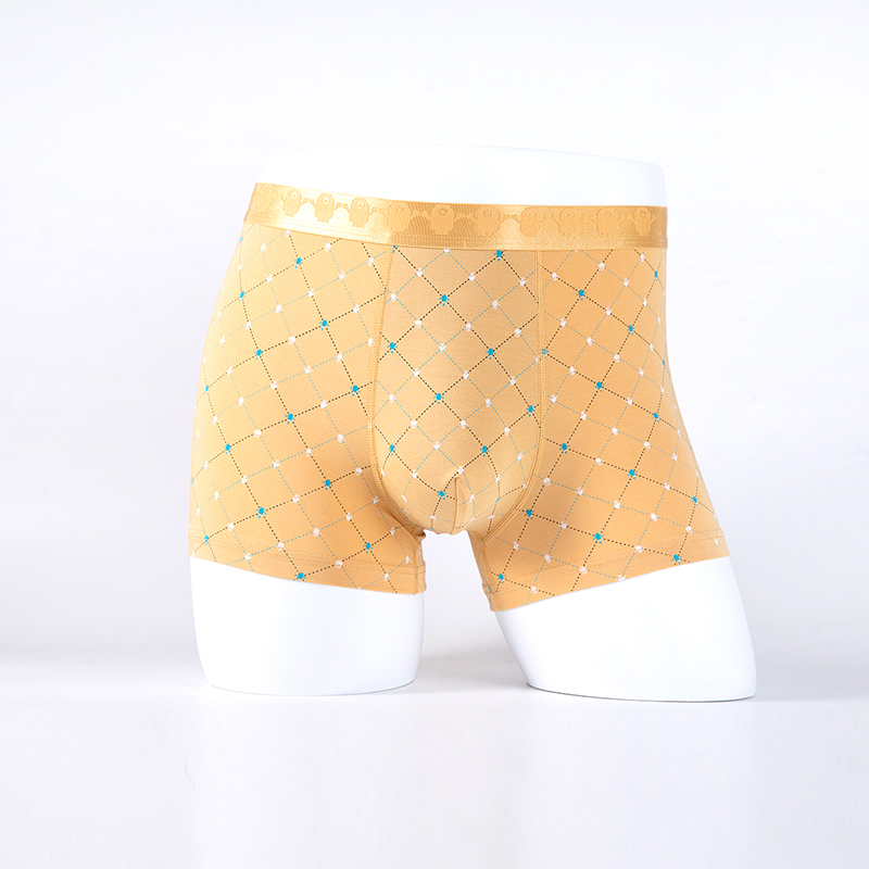 Printed antibacterial men's flat leggings (U2309)