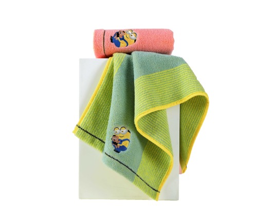 Minions AB yarn embroidered children's towel (T8720)
