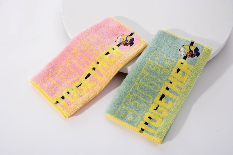 Minions pure cotton antibacterial children's towel (T8701)