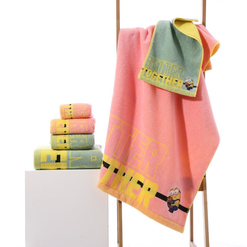 Minions cotton antibacterial bath towel (Y8801)