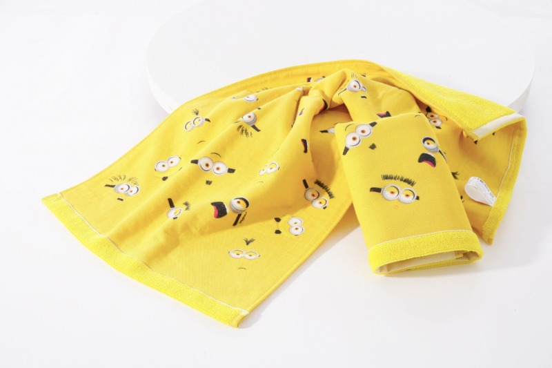 Minions cotton printed children's towel (T8716)