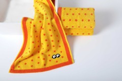 Minions cotton embroidered children's towel (T8771)