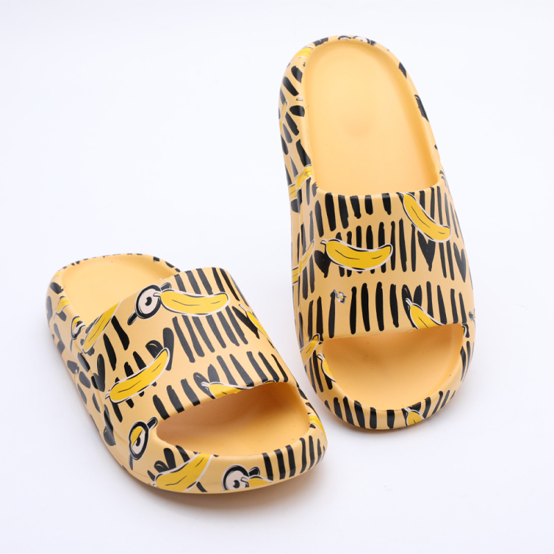 Minions thick bottom parent-child rubber sandal (L6631)