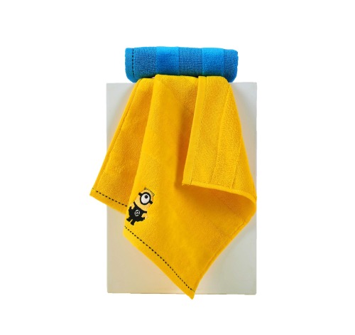 Minions cotton embroidered towel (M8083)