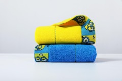 Minions cotton embroidered towel (M8072)