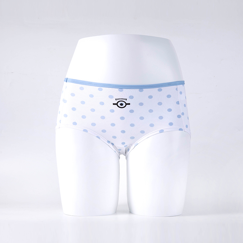 Minion big eye cute women's underwear（U1352）