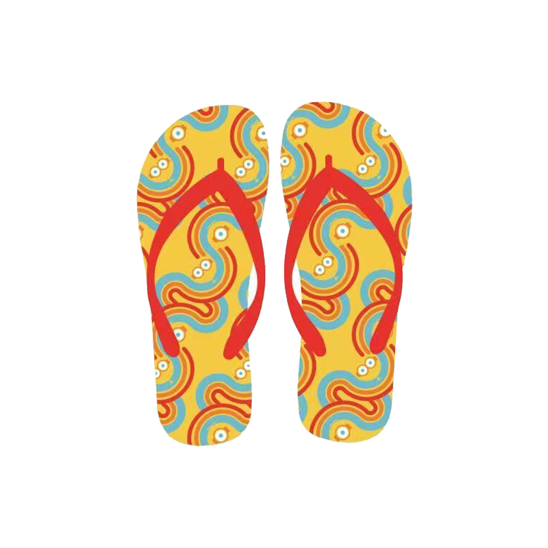 Minions rainbow paradise flip flops （L6675）