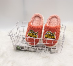 Minions children indoor plush warm cotton slippers L6684