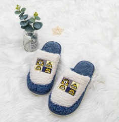 Minions plus velvet non-slip warm cotton slippers L6152