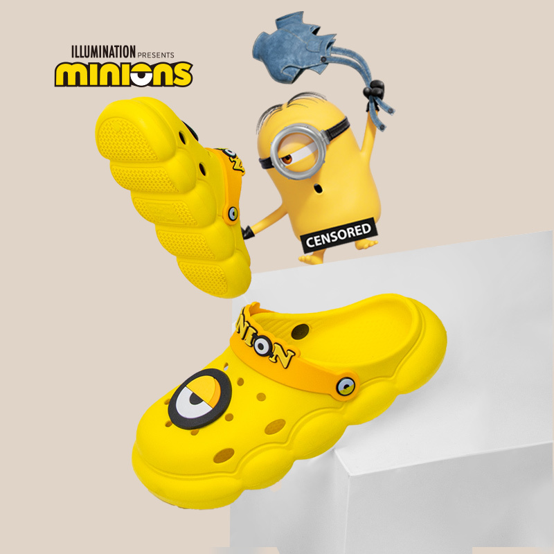 Minion big byes burrow antibacterial sandals L6641