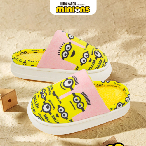 Minions cartoon indoor thermal slippers L6683