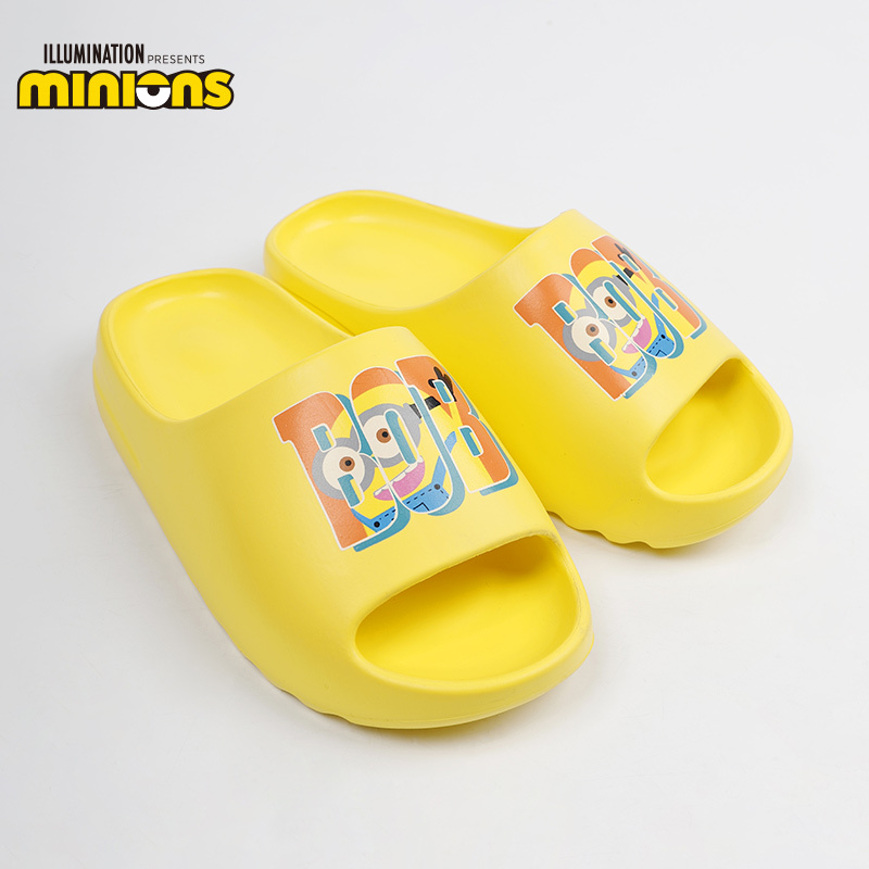 Minions cute print flip-flops