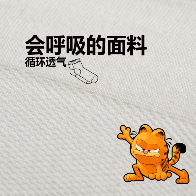 Garfield Lazy Socks 5 pairs