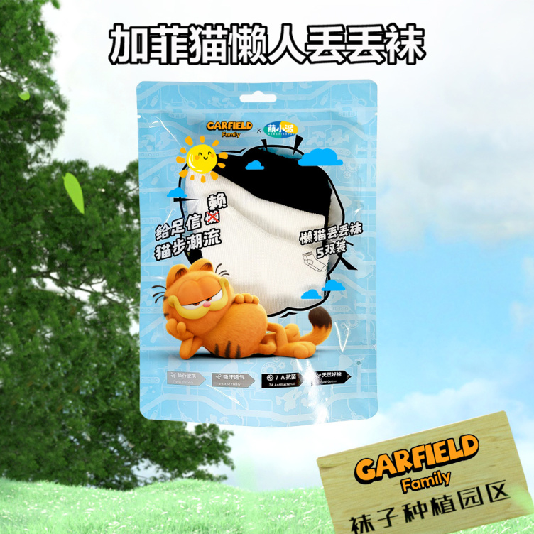 Garfield Lazy Socks 5 pairs