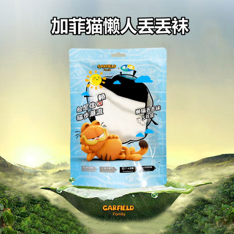 Garfield Lazy Socks 5 pairs