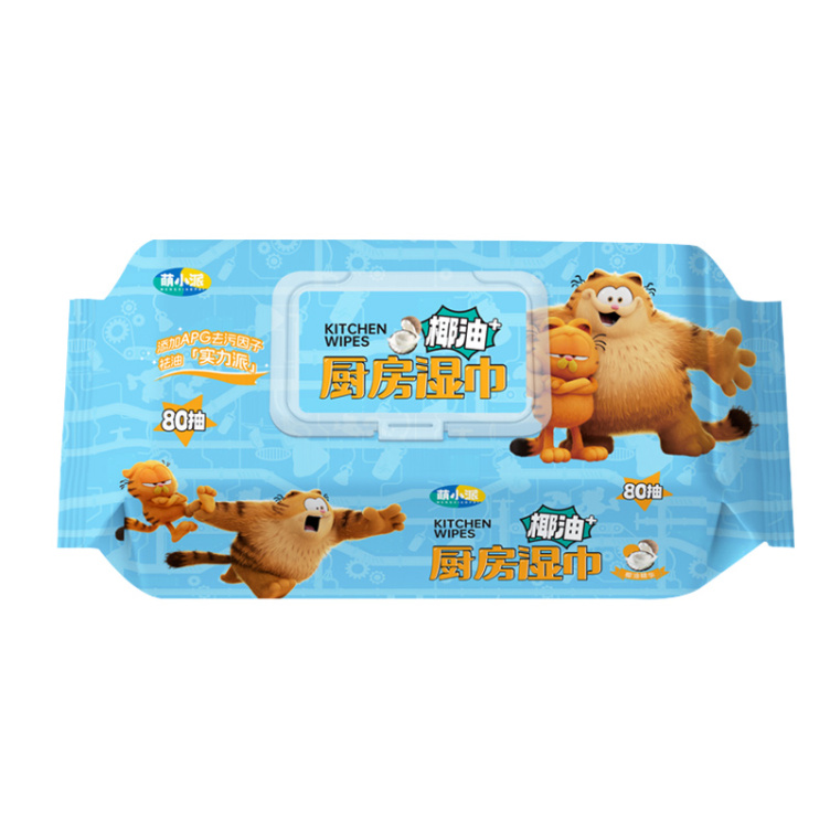 Garfield Kitchen Wipes 80 Sheets
