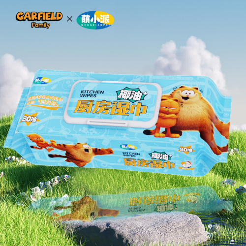 Garfield Kitchen Wipes 80 Sheets