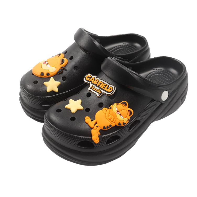 Garfield Family Orange Fleece Sleeping Master Cave Shoes