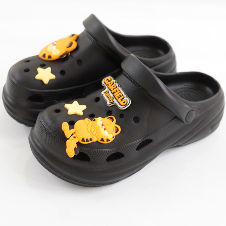 Garfield Family Orange Fleece Sleeping Master Cave Shoes
