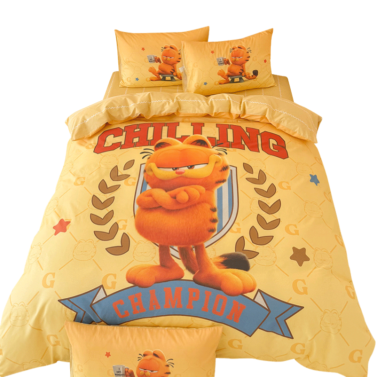 The Garfield Movie Champion Garfield 4-piece Bedding Set