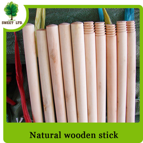 2.2x120cm Natural Wooden broom handle mop stick