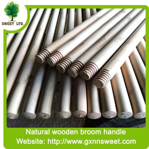 Cleaning tools wooden broom handle natural wood handle for mop