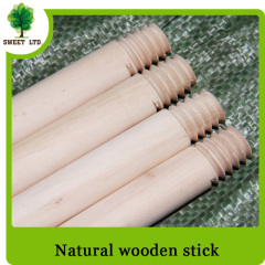 Wholesale high quality Natural Wooden broom handle mop stick
