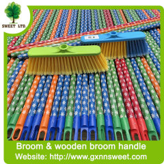 Shape Extension Stick Plastic Sweeping Dustpan Ceiling Broom Handle Jala Cleaning Floor Brush Diamond Broom