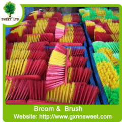 BOOM Household Cleaning Windproof Plastic Material Long Handle Broom and Dustpan Set