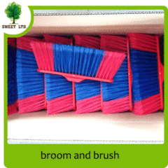 Shape Extension Stick Plastic Sweeping Dustpan Ceiling Broom Handle Jala Cleaning Floor Brush Diamond Broom