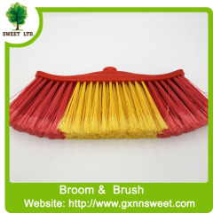 Home Floor Cleaning PP PET Soft Bristle Plastic Brooms