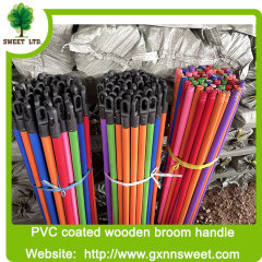PVC COATED WOODEN HANDLE/WOODEN STICK FOR BROOM AND MOP
