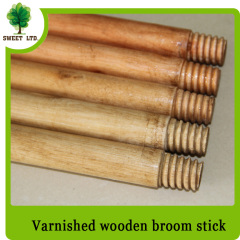 Varnished/Painting Wooden broom handle mop stick