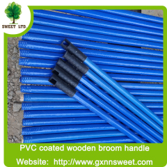 Household cleaning tools broom wholesale supplier broom stick pvc coated wooden broom handle mop stick