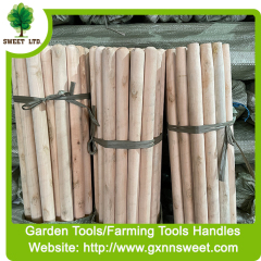 Hardwood Farm Tools Garden One End Tapered Natural Wood Shovel Hoe Handle
