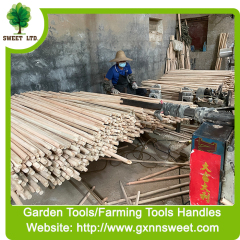Hardwood Farm Tools Garden One End Tapered Natural Wood Shovel Hoe Handle