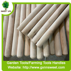 Hardwood Farm Tools Garden One End Tapered Natural Wood Shovel Hoe Handle