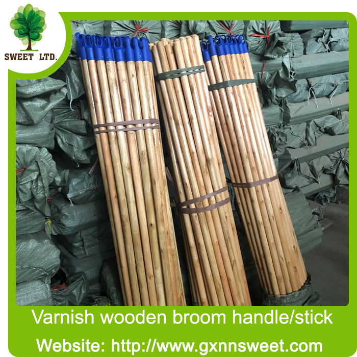 Cleaning supplies 110cm 120cm long wooden broom stick mop handle
