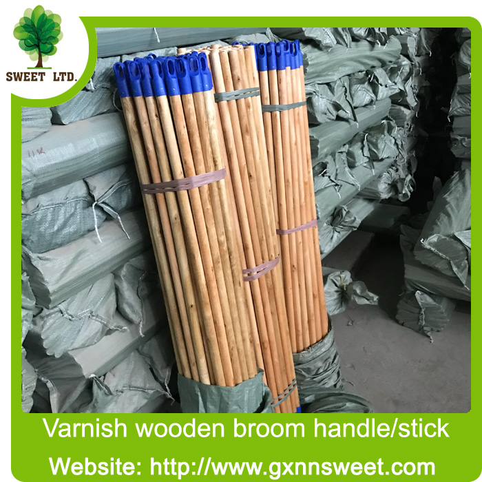 Cleaning supplies 110cm 120cm long wooden broom stick mop handle