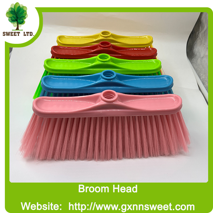 Easy to clean dust floor broom made of plastic