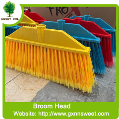 Wholesale Indoor Bathroom Household Soft Cleaning Plastic Sweeping Broom Head For Floor Cleaning