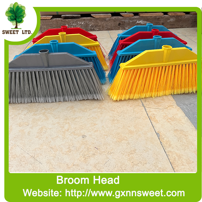 Wholesale Indoor Bathroom Household Soft Cleaning Plastic Sweeping Broom Head For Floor Cleaning